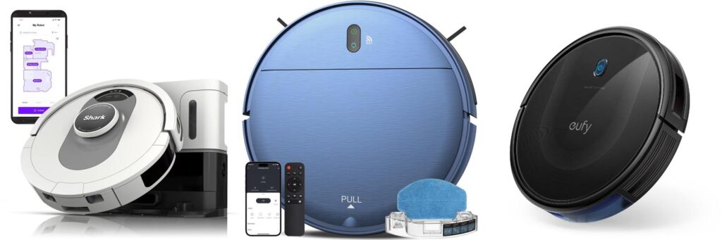 Robot Vacuum For Dog Hair combined image