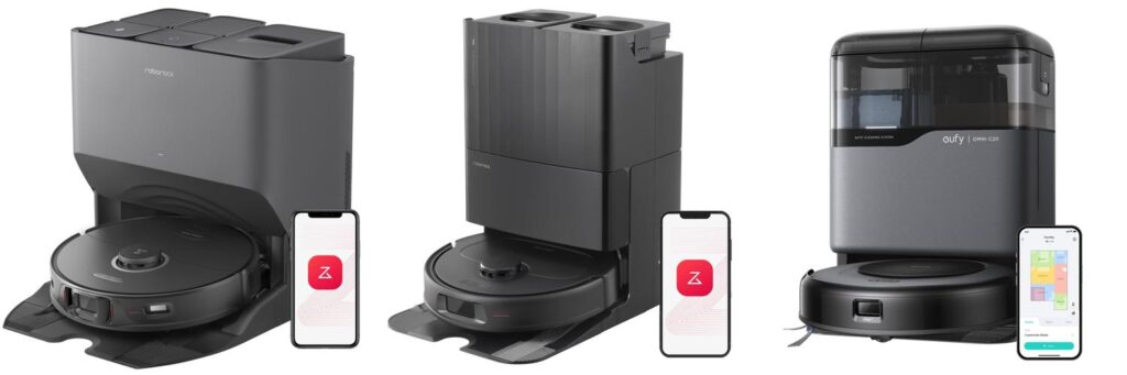 Robotic Vacuum And Mop combined image