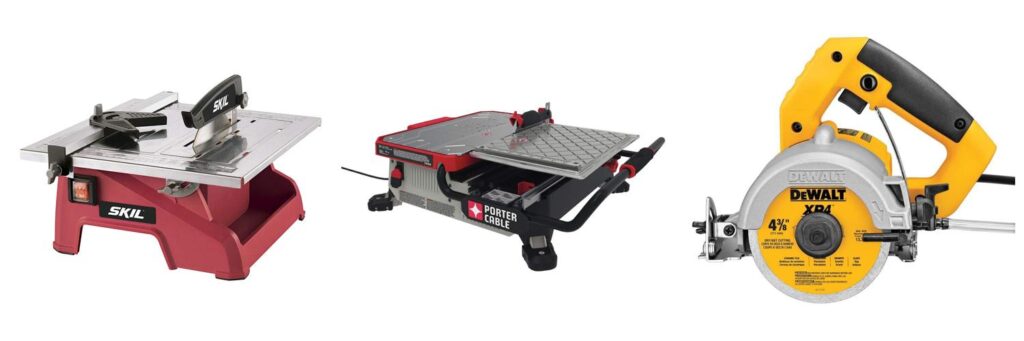 Saw For Cutting Tile combined image