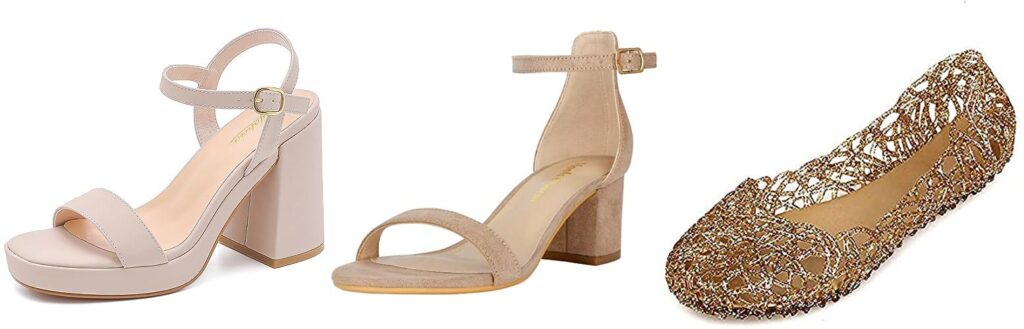 Shoes For Garden Wedding combined image