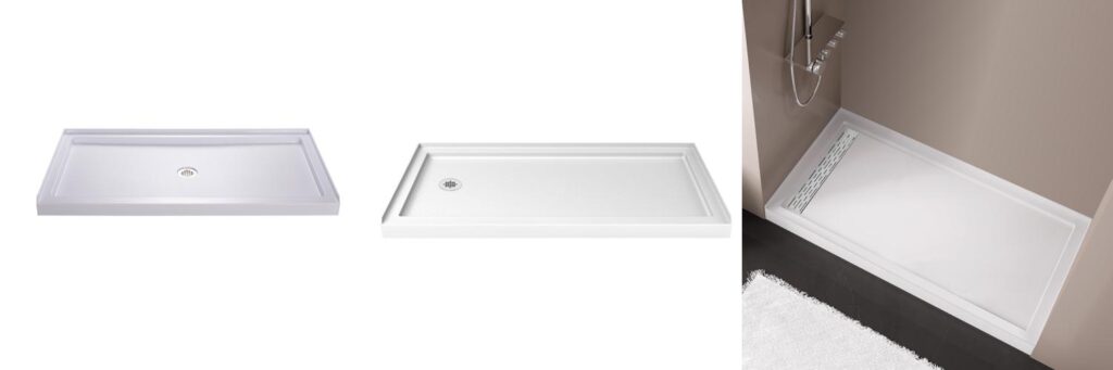 Shower Bases Pans combined image