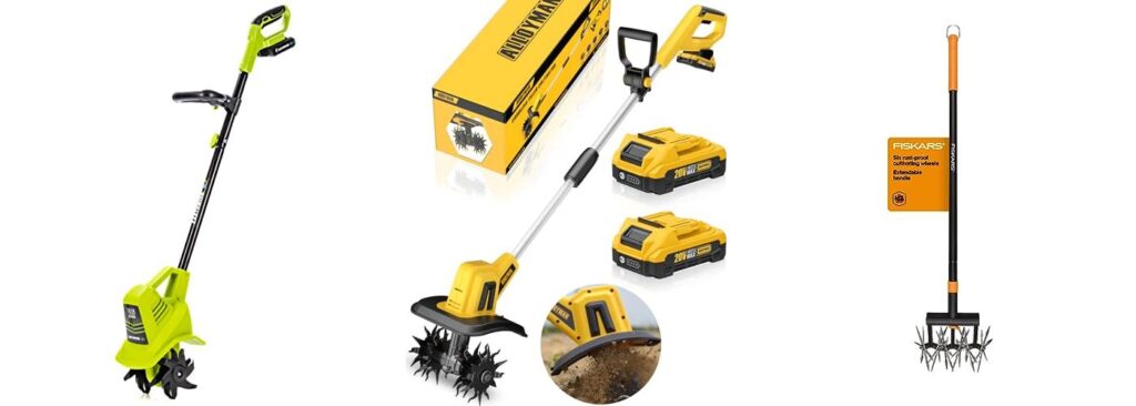 Top 5 Small Garden Cultivators: Reviews & Buyer's Guide 2 Small Garden Cultivator combined image