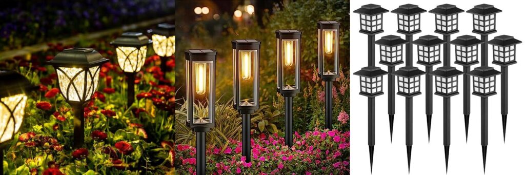 Solar Lamps For Garden combined image