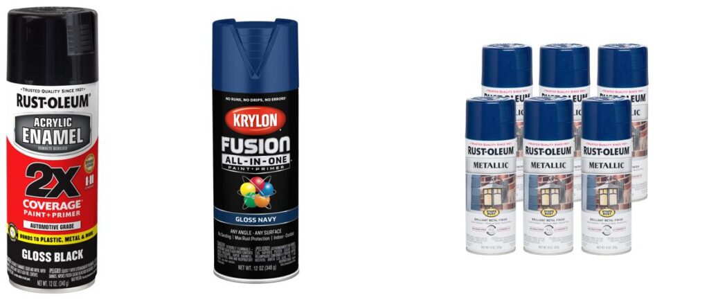 Spray Paint For Golf Cart combined image