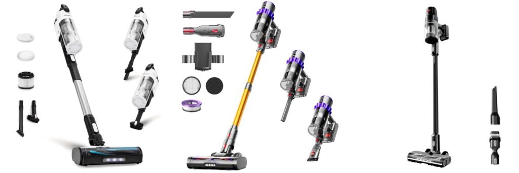 Stick Cordless Vacuum Review: Top 5 Models Compared 2 Stick Cordless Vacuum combined image