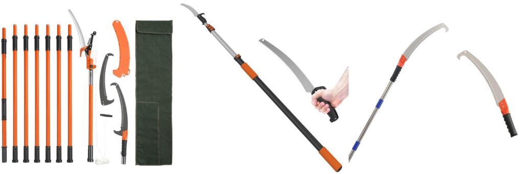Telescopic Pole Saw combined image