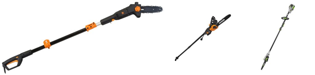 Telescoping Electric Pole Chain Saw combined image 1