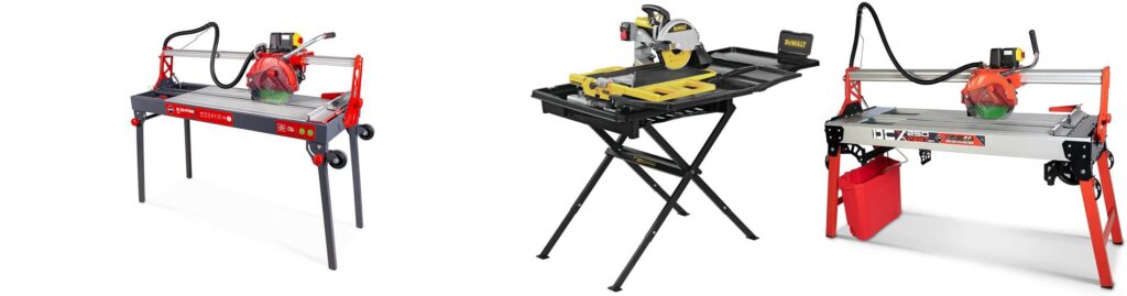 Tile Bridge Saw combined image