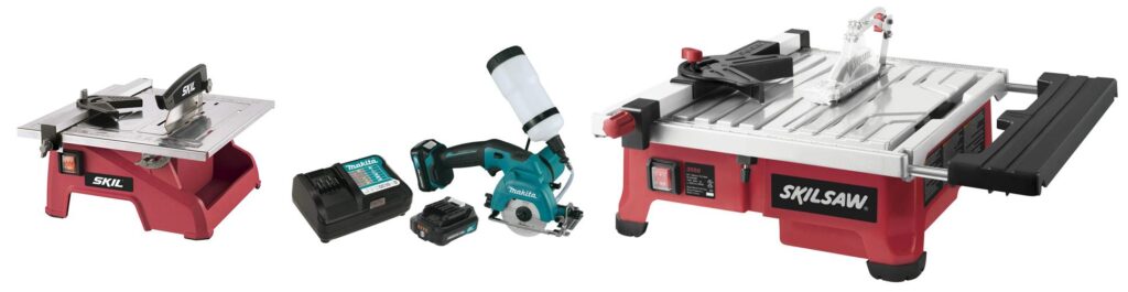 Tile Saw For Glass Tile combined image