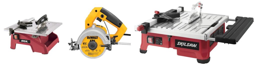 Tile Saw For Porcelain combined image