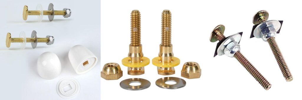 Toilet Floor Bolts Screw Sets combined image