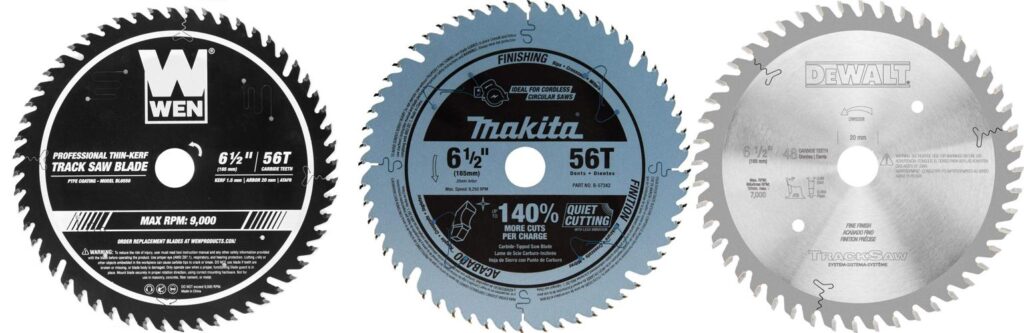 Track Saw Blades combined image