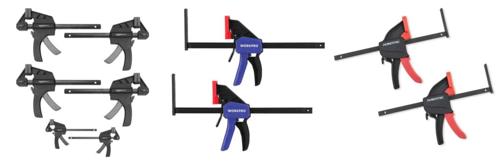 Track Saw Clamps combined image