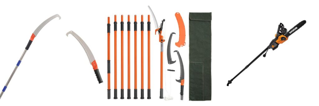 Tree Saw Pole combined image