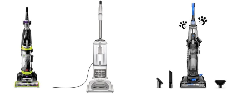 Upright Vacuum For Pet Hair combined image