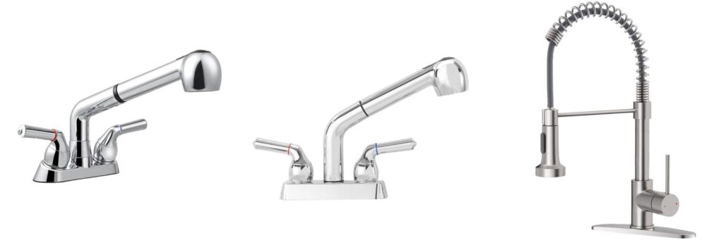 Utility Sink Faucet With Sprayer combined image