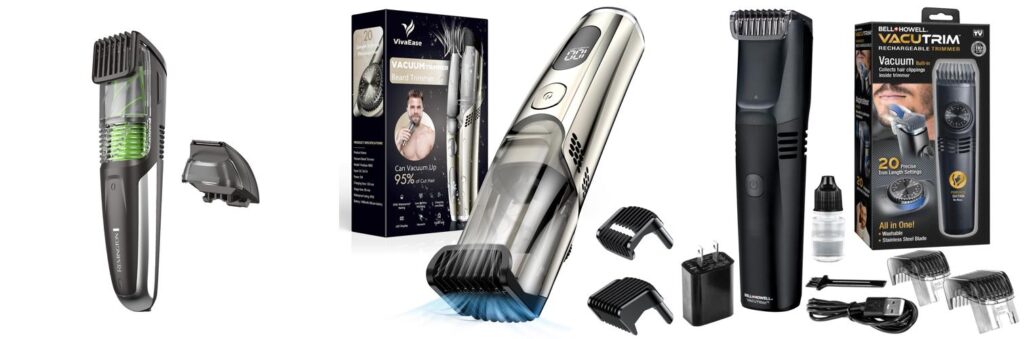 The Best Vacuum Beard Trimmer - Top Picks & Buying Guide 2 Vacuum Beard Trimmer combined image