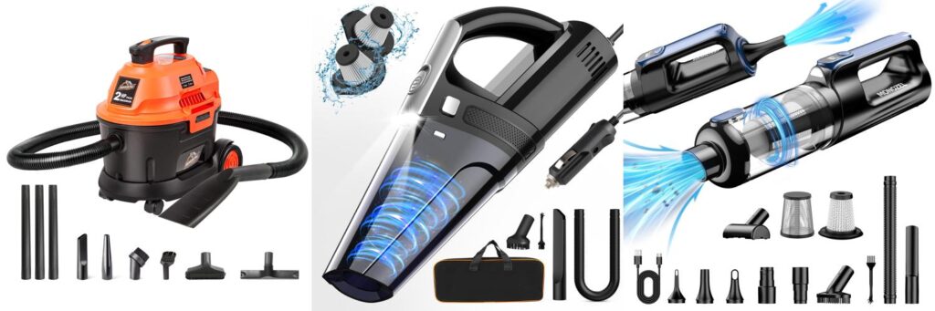 Vacuum Cleaner For Car combined image