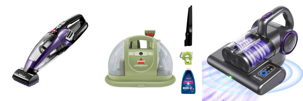 5 Best Vacuum Cleaners for Couch Cleaning: Buyer's Guide 2 Vacuum For Couches combined image