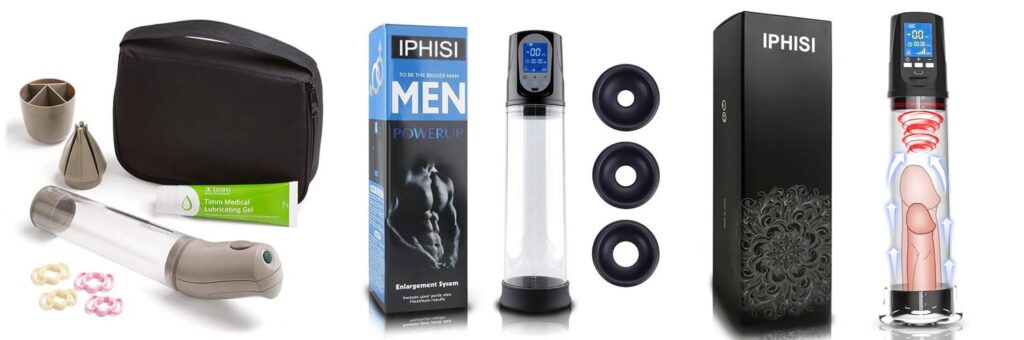 5 Best Vacuum Erection Pumps: Buyer's Guide & Reviews 2 Vacuum Pump For Erectile Dysfunction combined image