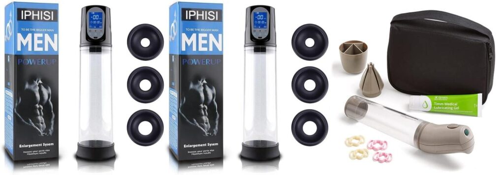 5 Best Vacuum Pumps For ED: Buyer's Guide & Reviews 2 Vacuum Pumps For Ed combined image