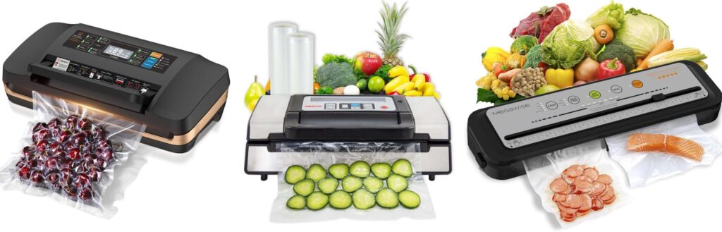 Top 5 Vacuum Sealers: Features, Pros & Cons Review 2 Vacuum Sealers combined image