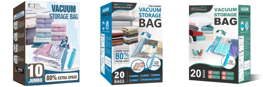 Vacuum Storage Bags combined image