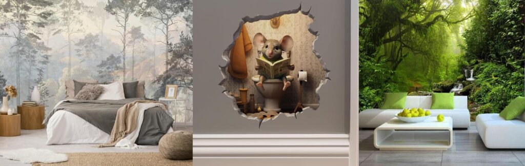 Wall Murals combined image