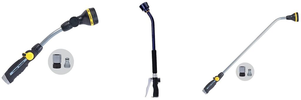 Watering Wand For Garden Hose combined image