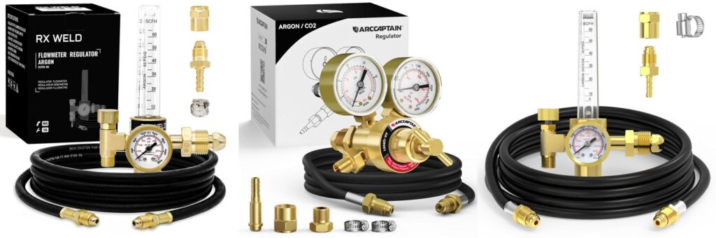 Welding Gas Regulators combined image