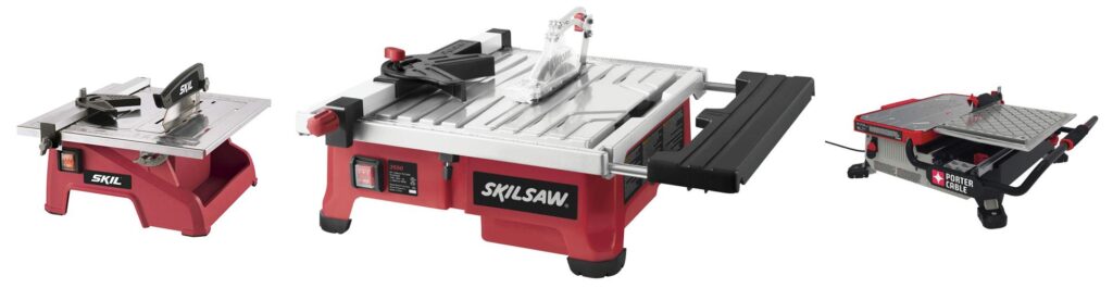 Wet Saw For Tile combined image