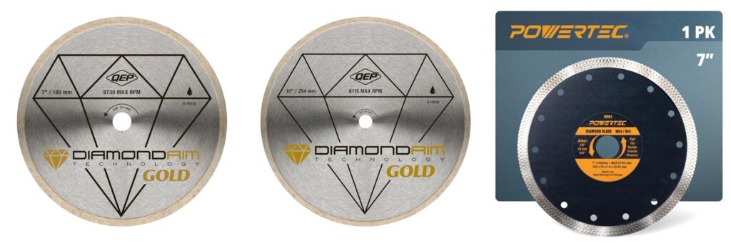 Wet Tile Saw Blade For Porcelain combined image 1