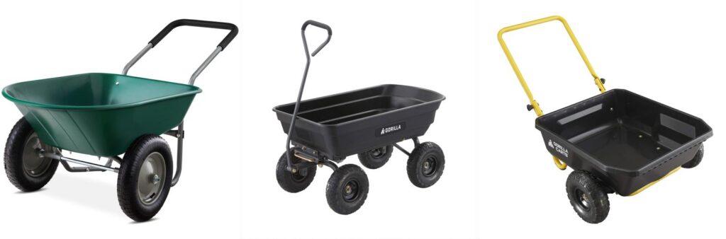 Wheelbarrow combined image