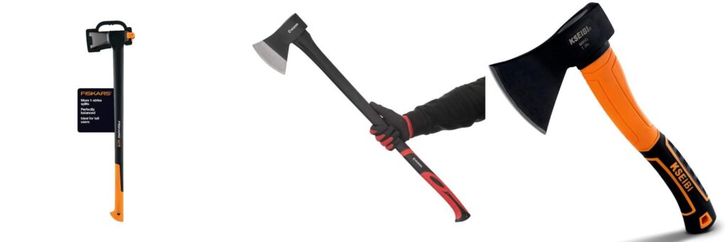 Wood Cutting Axe combined image
