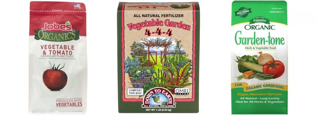 All Around Vegetable Garden Fertilizer combined image