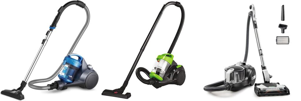 Bagless Canister Vacuum combined image