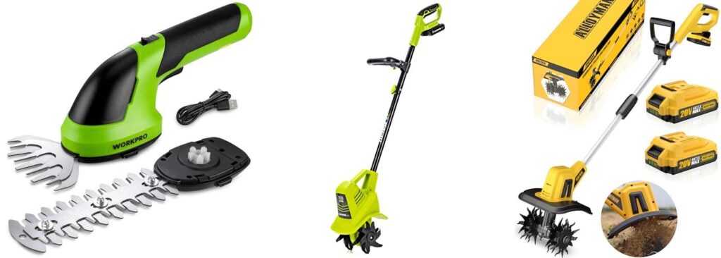 Battery Garden Tools combined image