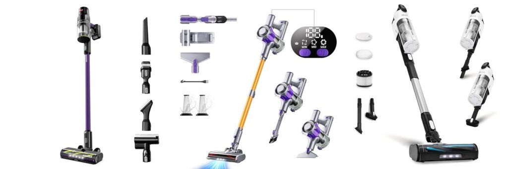 Battery Powered Vacuum combined image