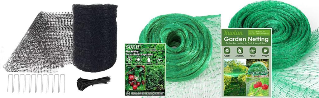 Bird Netting For Garden combined image