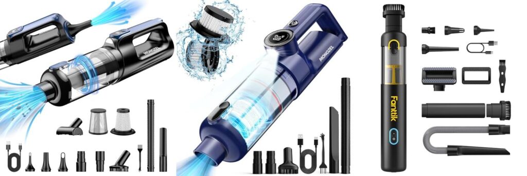 Car Cordless Vacuum combined image