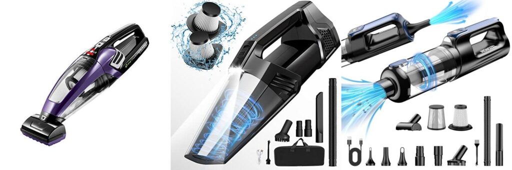 Car Vacuum Pet Hair combined image