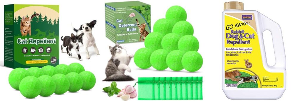 Cat Repellent For Garden combined image
