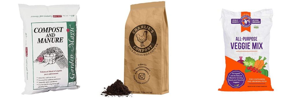 Compost For Veggie Garden combined image