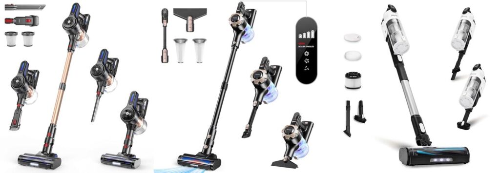 Cordless Vacuum For Carpet And Hardwood combined image
