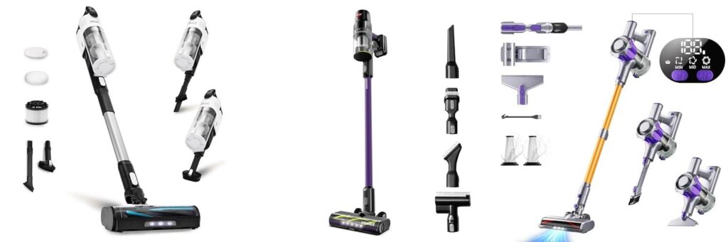 Cordless Vacuum Stick combined image