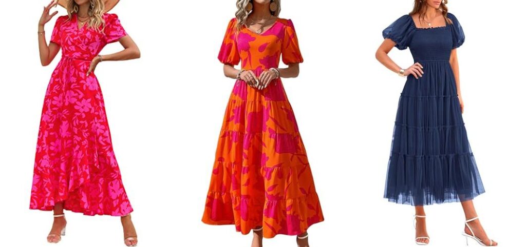 Dress For Garden Wedding combined image
