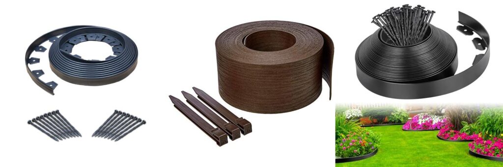 Edging For Garden Beds combined image