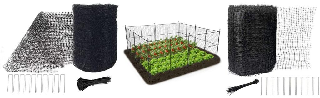 Fence For A Vegetable Garden combined image