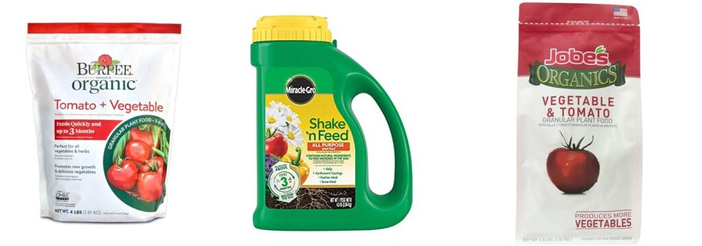 Fertilizer For Garden Vegetables combined image
