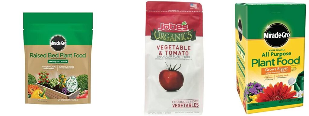 Fertilizer For Raised Garden Beds combined image
